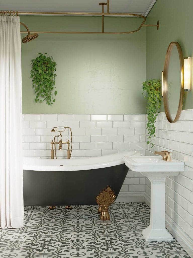 Half Height Tiling | Lead Wolf, Gotham