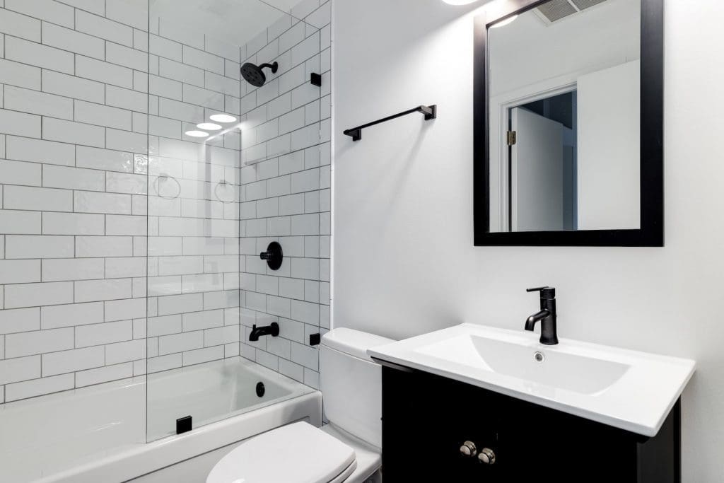 Tiling Behind Bath | Lead Wolf, Gotham