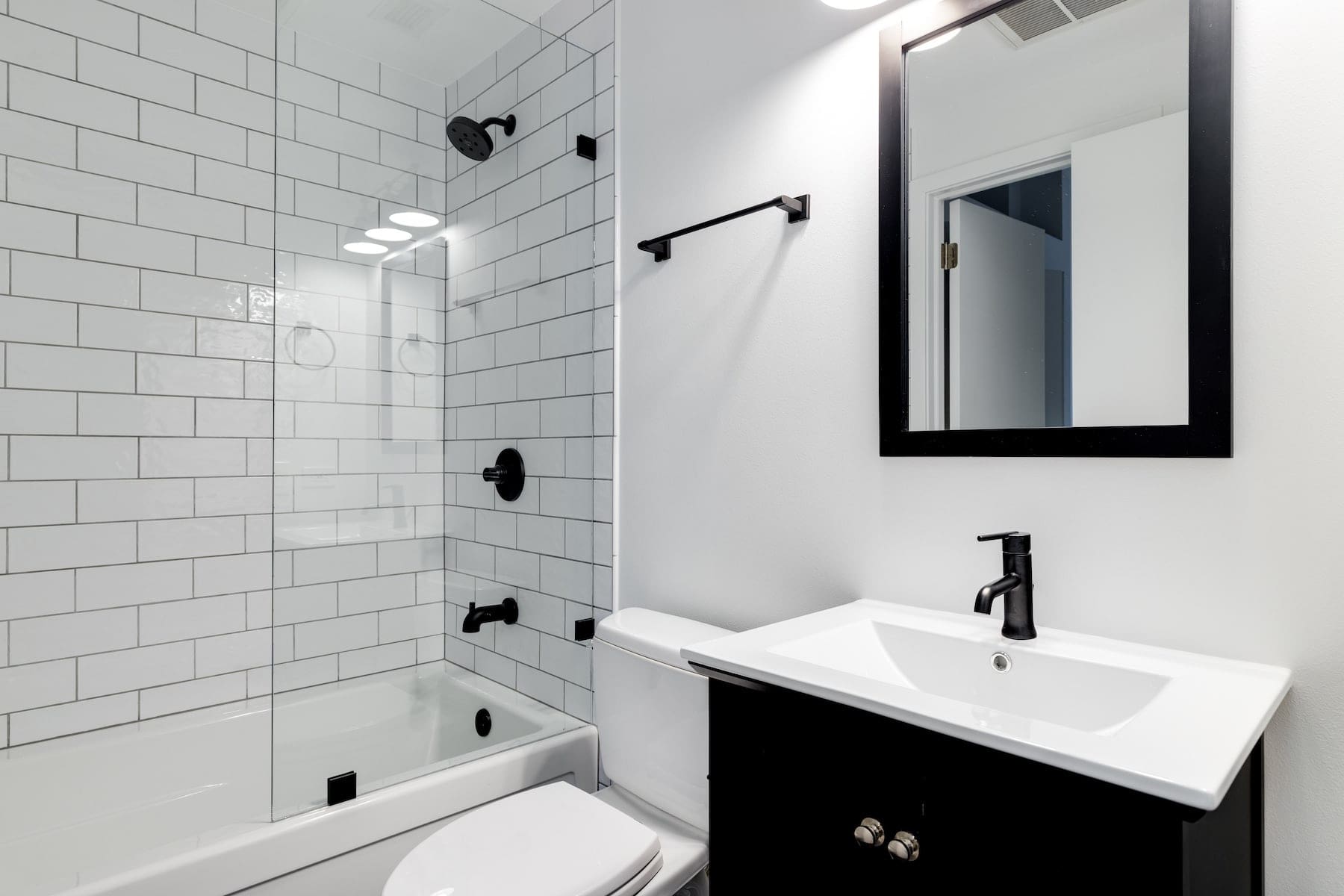 Tiling Behind Bath | Lead Wolf, Gotham